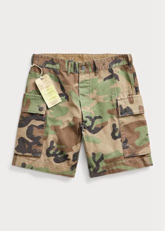 Ανδρικό σορτς Cargo Ripstop Olive Ralph Lauren Camo