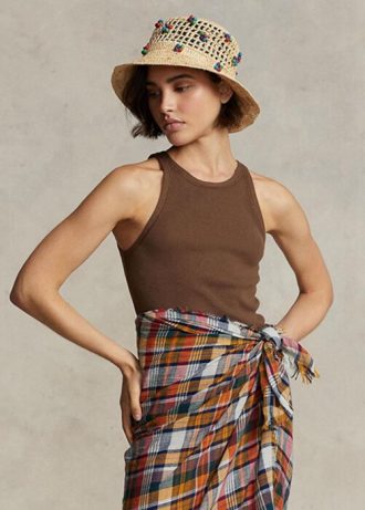 Καφέ γυναικεία βαμβακερά ρεζερβουάρ Ralph Lauren