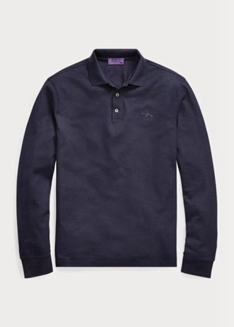 Ανδρικά μπλουζάκια πικέ πόλο ανδρικά Ralph Lauren Custom Slim Fit