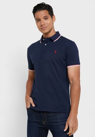 Ανδρικά μπλουζάκια πόλο ανδρικά Ralph Lauren Essential