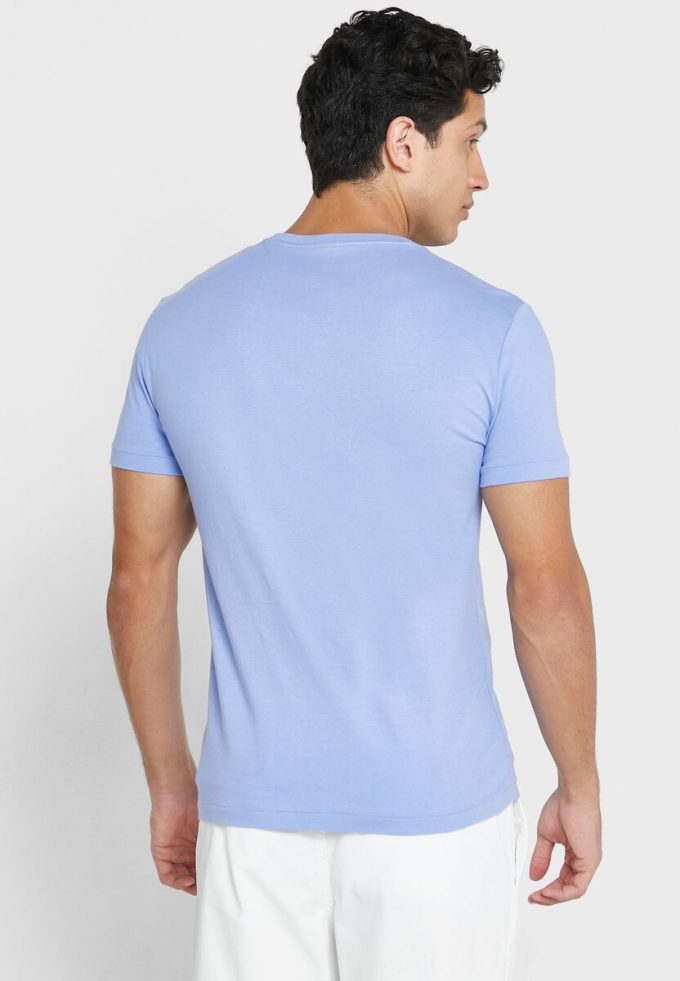 Μπλε ανδρικά μπλουζάκια Ralph Lauren Essential Crew Neck T