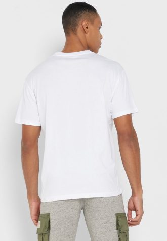 Λευκό ανδρικό μπλουζάκι Ralph Lauren Essential Crew Neck T