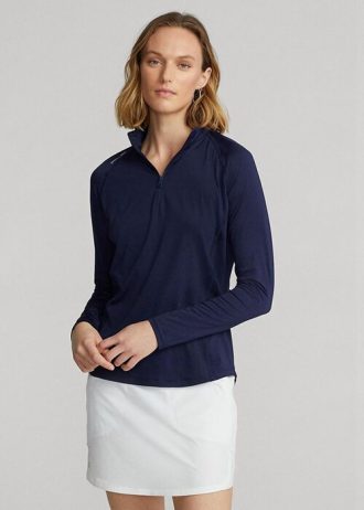 Γυναικείες μπλούζες πουλόβερ με φερμουάρ, Ralph Lauren Jersey