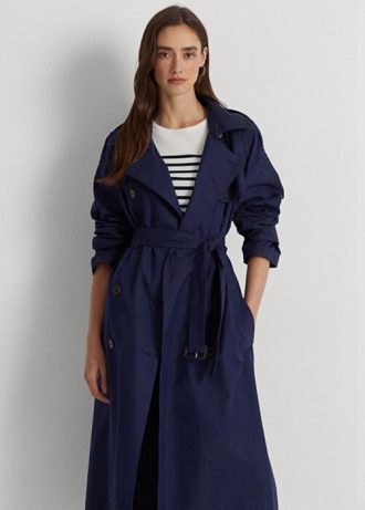 Γυναικεία παλτό από βαμβάκι Ralph Lauren Navy