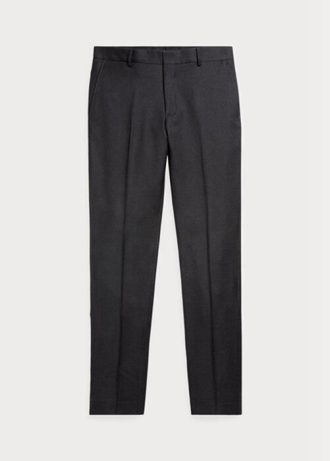 Γκρι ανδρικό παντελόνι Ralph Lauren Slim Fit Wool Twill