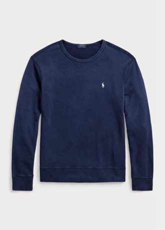 Ανδρική μπλούζα ανδρικής φανέλας Ralph Lauren Spa Terry Navy