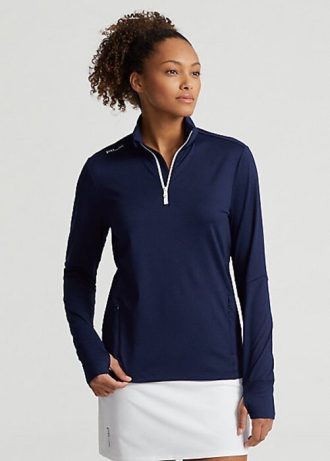 Γυναικείες μπλούζες με φερμουάρ, Ralph Lauren Stretch Jersey