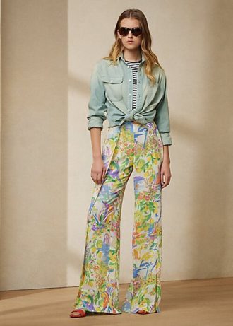 Ανοιχτό μπλε γυναικείο τζιν πουκάμισο Ralph Lauren Tamia