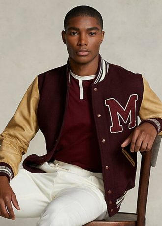 Ανδρικά μπουφάν Ralph Lauren The Morehouse Collection Βουργουνδίας