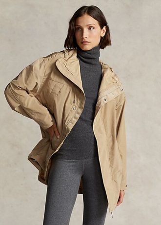 Κίτρινο γυναικείο ανεμοθραύστη Ralph Lauren Water-repellent Ripstop